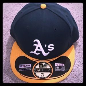 Oakland Athletics - On-Field Hat - Size 7 1/2